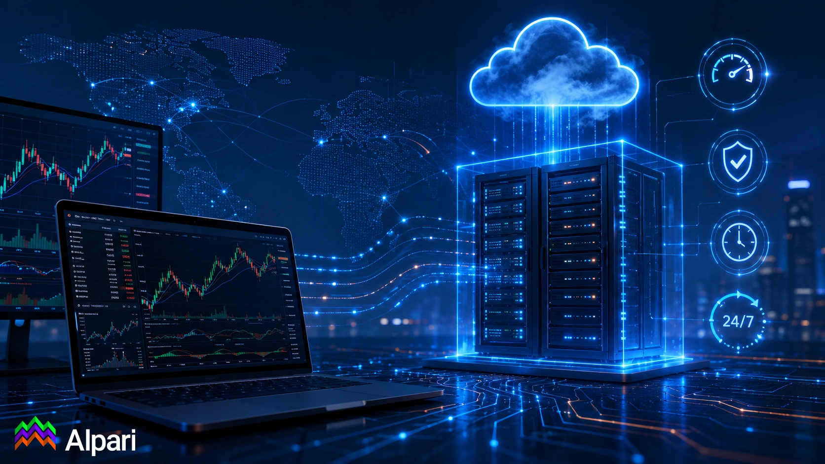 VPS در فارکس چیست؟ راهنمای انتخاب سرور مجازی مناسب برای اجرای متاتریدر و معاملات خودکار