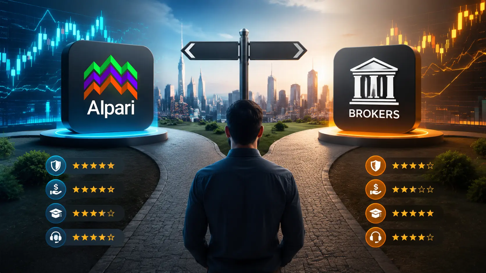 آلپاری یا بروکرهای دیگر؟ راهنمای انتخاب بروکر مناسب برای معامله‌گران ایرانی در سال ۲۰۲۶