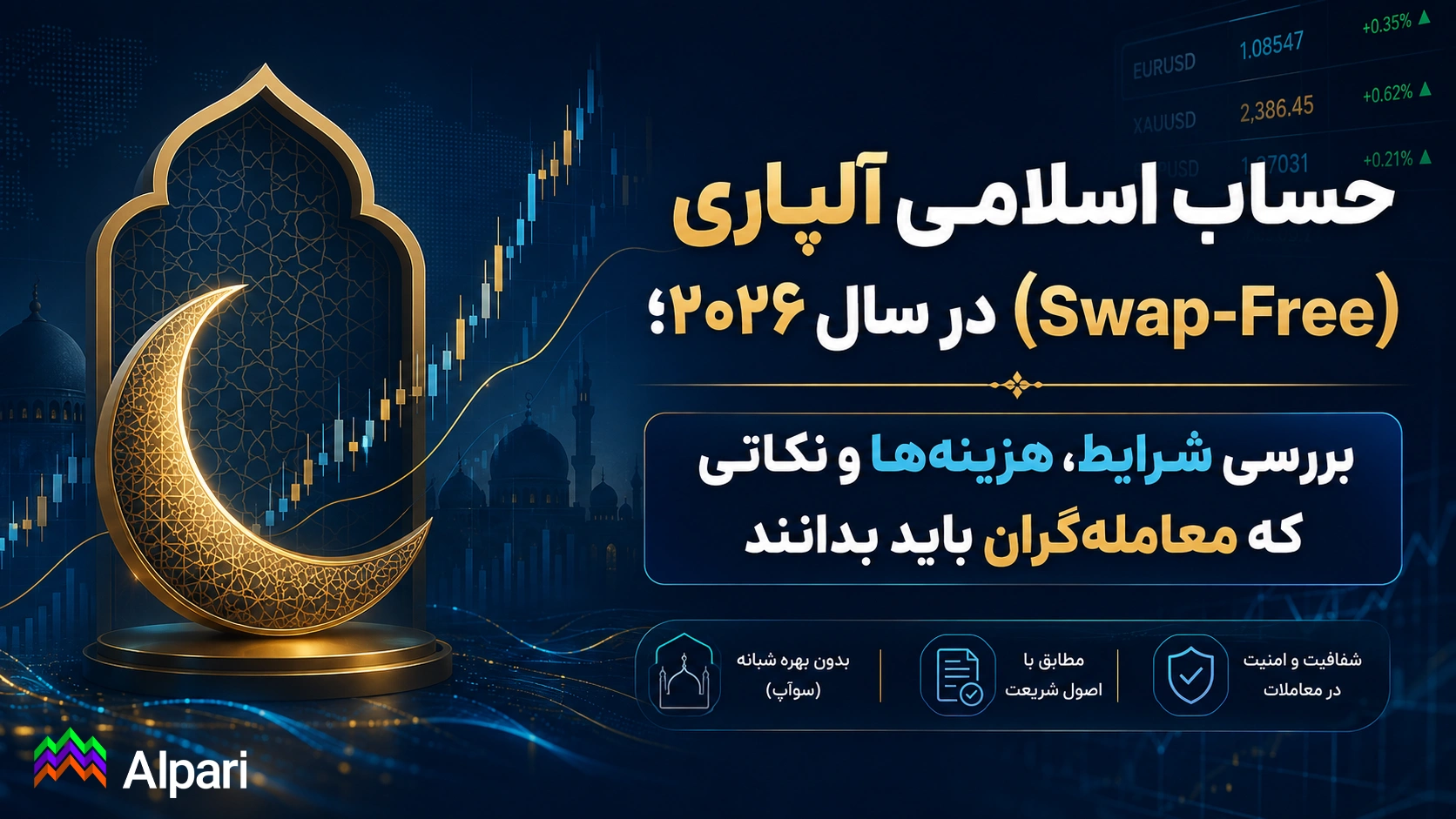 حساب اسلامی آلپاری (Swap-Free) در سال ۲۰۲۶؛ بررسی شرایط، هزینه‌ها و نکاتی که معامله‌گران باید بدانند