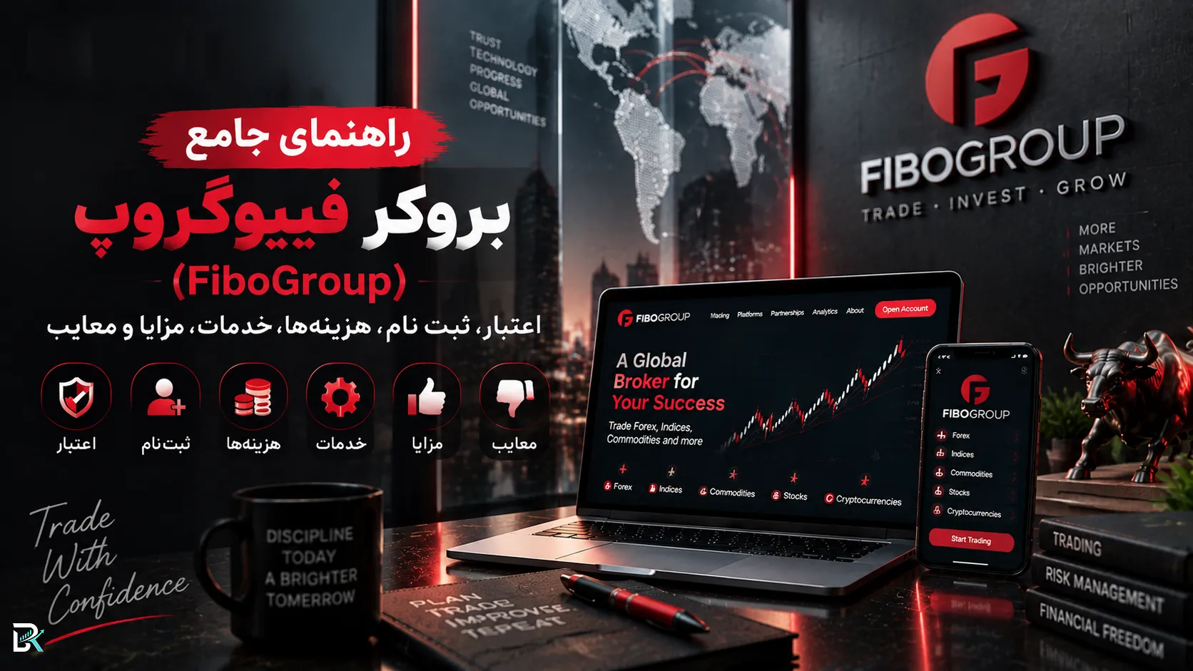 راهنمای جامع بروکر فیبوگروپ (FiboGroup)؛ اعتبار، ثبت‌نام، هزینه‌ها، خدمات، مزایا و معایب