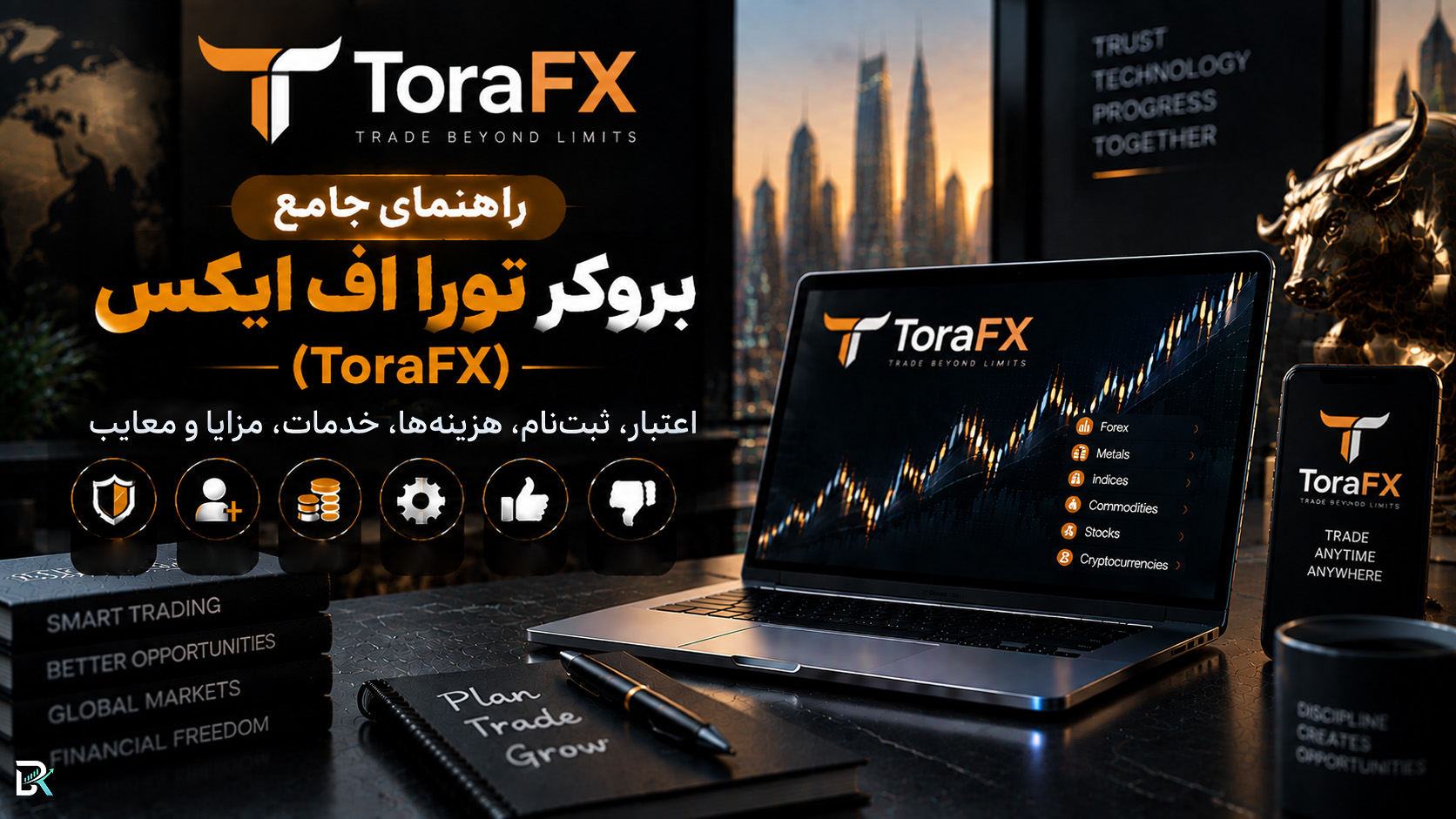راهنمای جامع بروکر تورا اف ایکس (ToraFX)؛ اعتبار، ثبت‌نام، هزینه‌ها، خدمات، مزایا و معایب