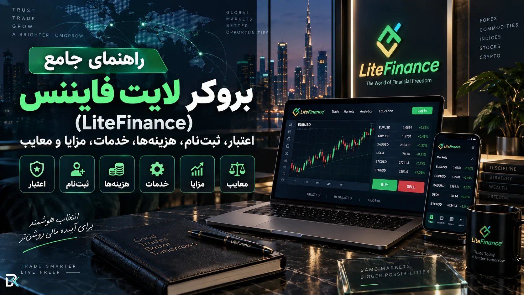 راهنمای جامع بروکر لایت فایننس (LiteFinance)؛ اعتبار، ثبت‌نام، هزینه‌ها، خدمات، مزایا و معایب