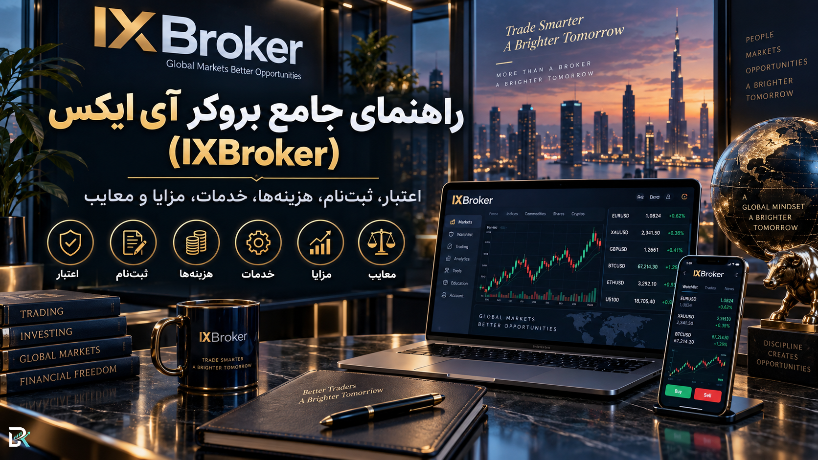 راهنمای جامع بروکر آی ایکس (IXBroker)؛ اعتبار، ثبت‌نام، هزینه‌ها، خدمات، مزایا و معایب
