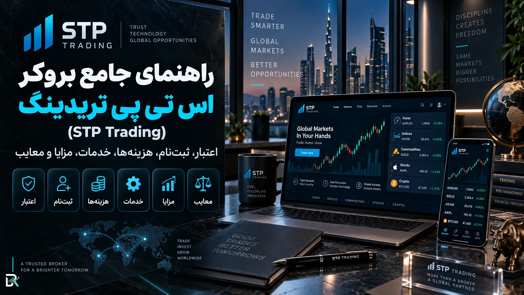 راهنمای جامع بروکر اس تی پی تریدینگ (STP Trading)؛ اعتبار، ثبت‌نام، هزینه‌ها، خدمات، مزایا و معایب