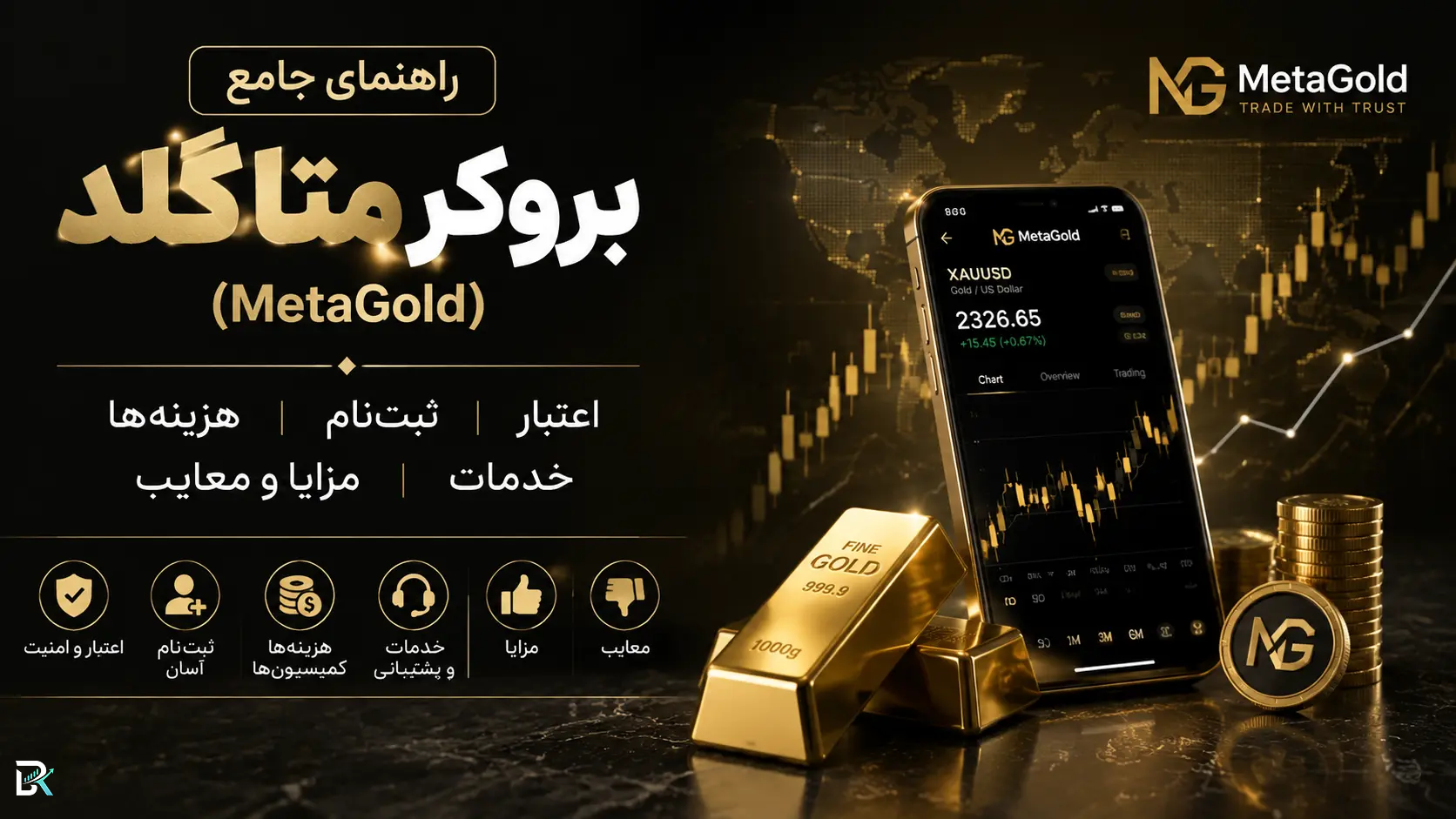 راهنمای جامع بروکر متاگلد (MetaGold)؛ اعتبار، ثبت‌نام، هزینه‌ها، خدمات، مزایا و معایب