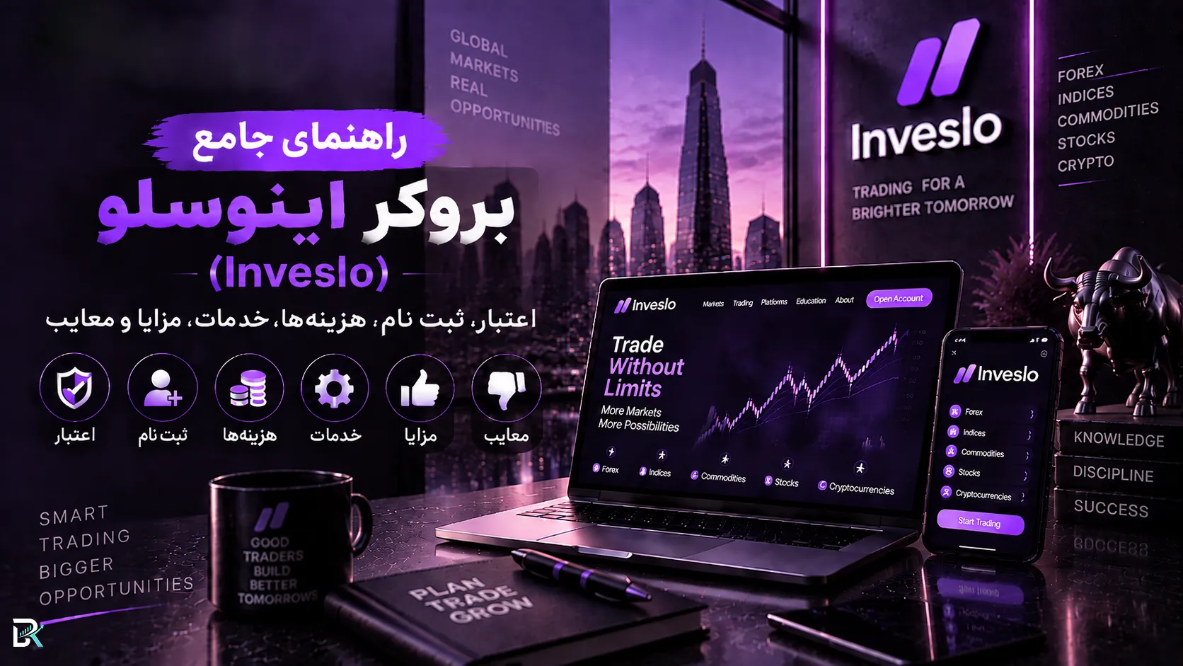 راهنمای جامع بروکر اینوسلو (Inveslo)؛ اعتبار، ثبت‌نام، هزینه‌ها، خدمات، مزایا و معایب